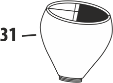 gravity cup 7cc HP-TRN1